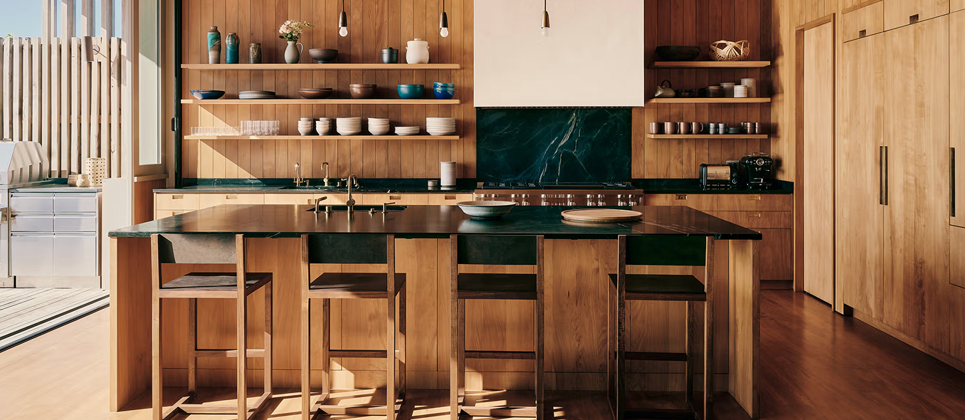Brava wood kitchen interior